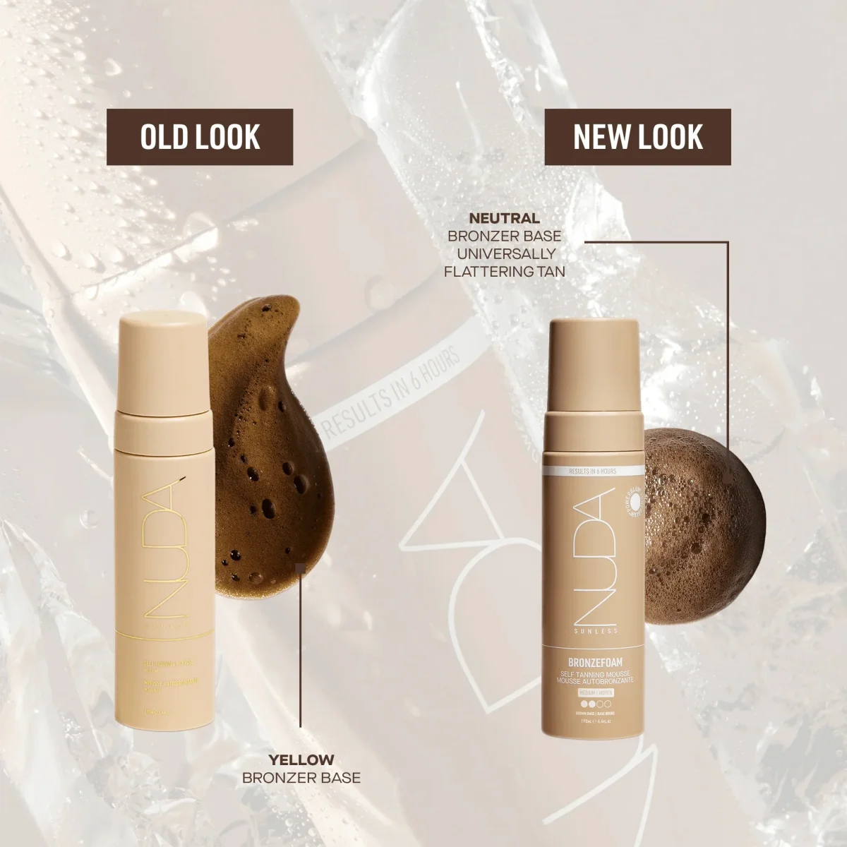 Nuda. Mousse Autobronzante Bronzefoam - Moyen - 190 ml – Image 8